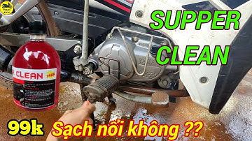 Mua thử SUPER CLEAN về rửa xe xem có sạch như quảng cáo không ??? || Xịt bốc cả khói