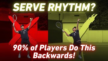 De meeste spelers doen dit deel van de service totaal verkeerd