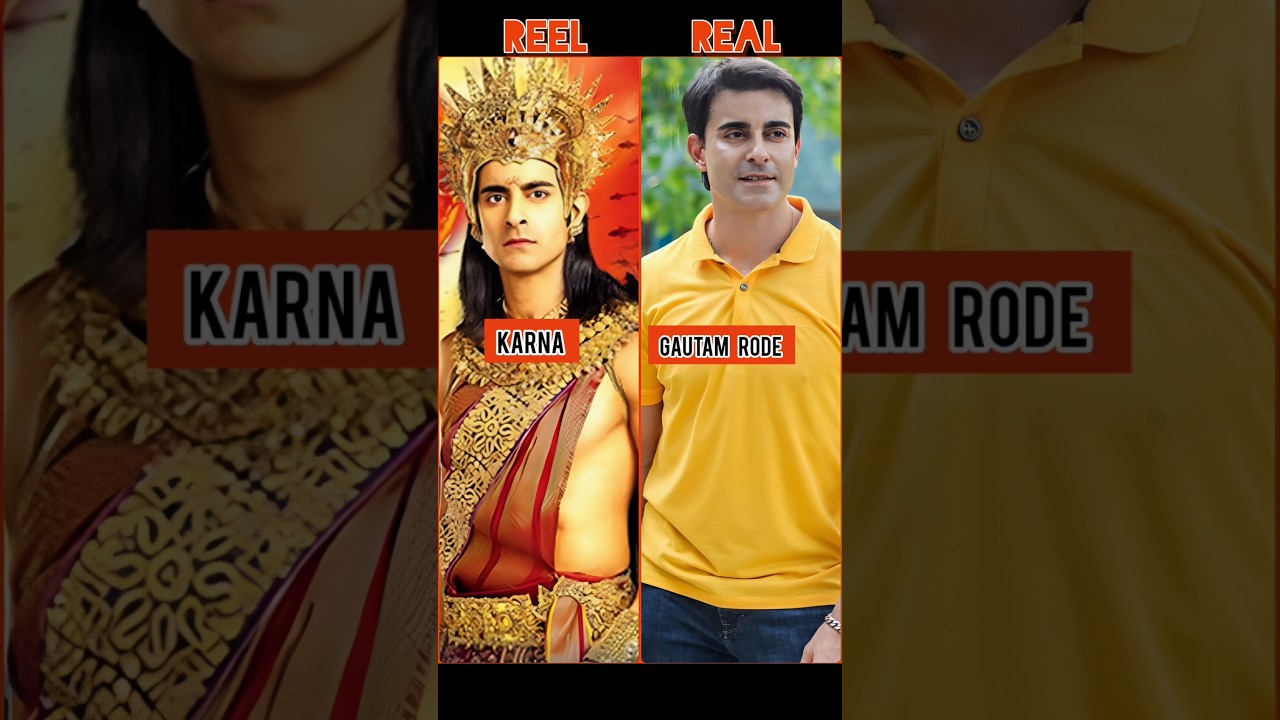 Reel vs Real Character Name Suryaputra Karn2015 #suryaputrakarn #shorts #ytshorts #gautamrode