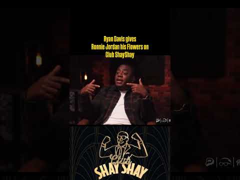 Ryan Davis gives Ronnie Jordan his comedy flowers on ClubShayShay