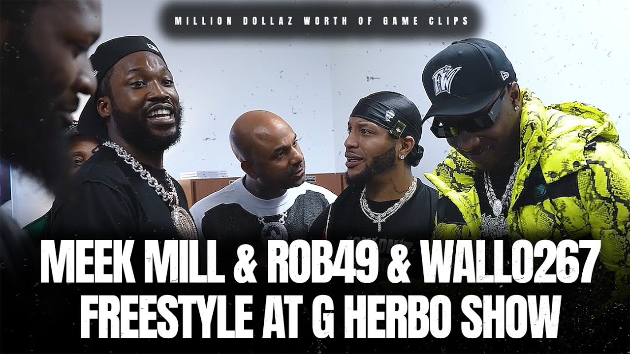 Meek Mill x Rob49 x Wallo267 Freestyle at G Herbo show - YouTube