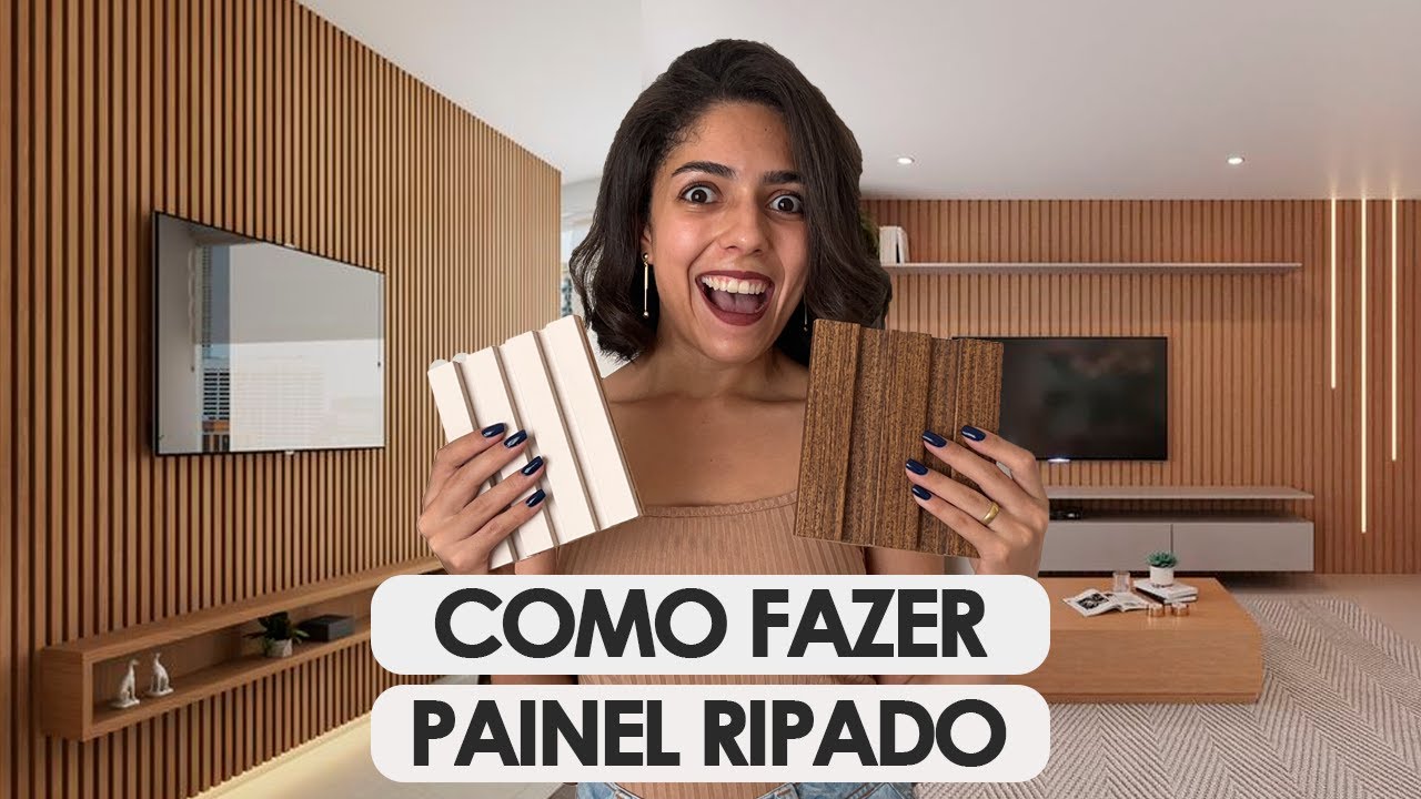 12 IDEIAS DE COMO FAZER PAINEL RIPADO GASTANDO POUCO - YouTube
