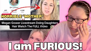 Mom screams and hurts daughter on TikTokLIVE - MEGAN GOWER