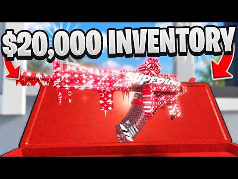 MY INVENTORY IS WORTH $20,000 ROBUX IN ROBLOX HOOD RIVALS