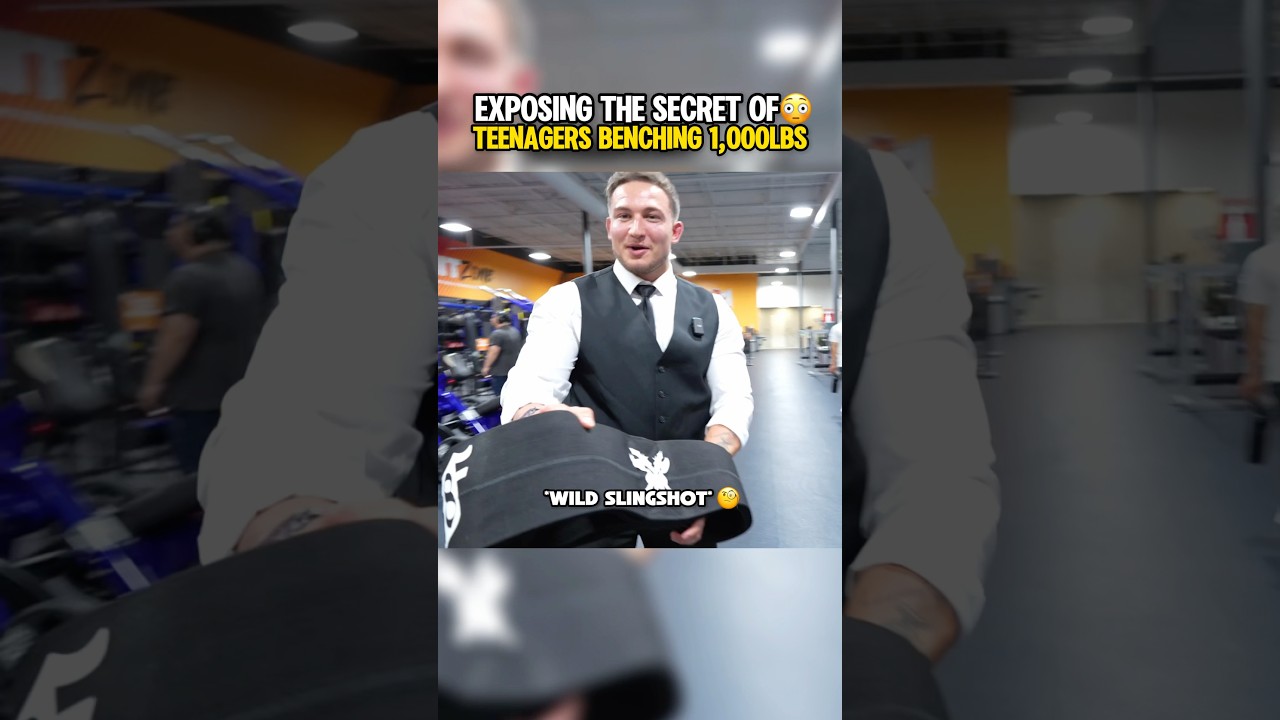 Exposing The Secret Of Teenagers Benching 1,000LBS 🤫 #benchpress #teenagers