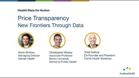 Price Transparency: New Frontiers Through Data