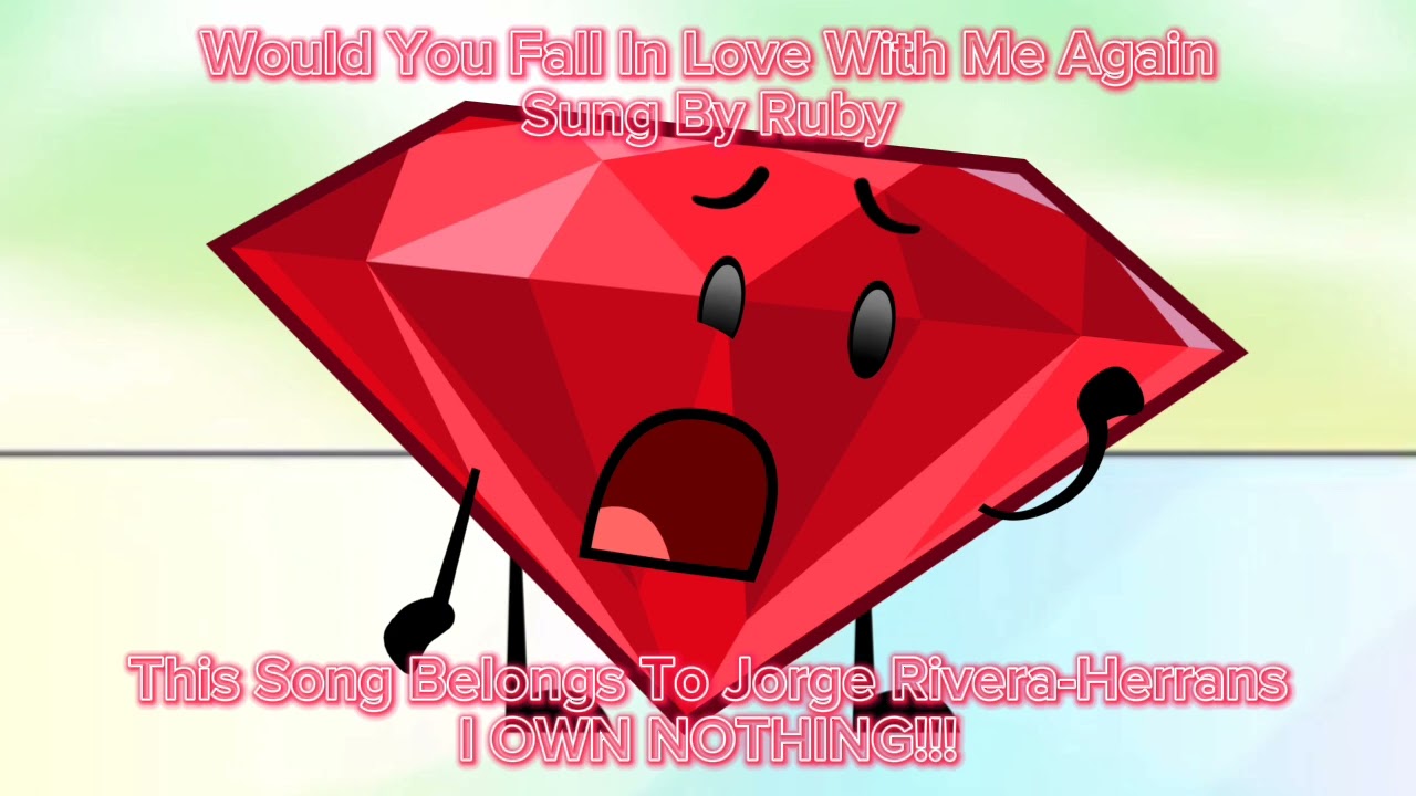 BFDI Ruby - Would You Fall In Love With Me Again (AI Cover)