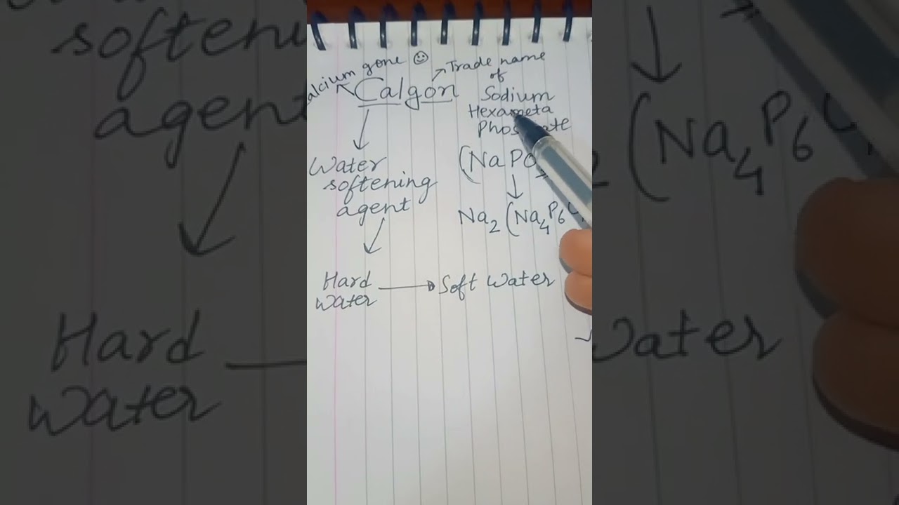 Trick 📍 Calgon Process(Hardwater -Softwater) 
