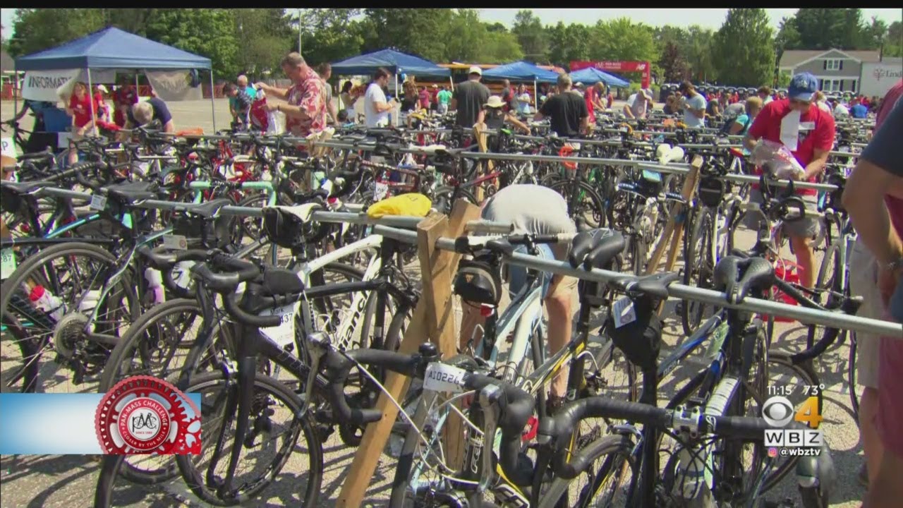 Pan Mass. Challenge Kicks Off In Sturbridge - YouTube