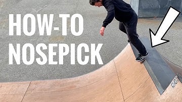 How To Bs Nosepick On A Mini Ramp