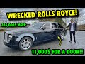 This ROLLS ROYCE PHANTOM Was Considered a TOTAL LOSS Because of THIS? (Copart Rebuild)