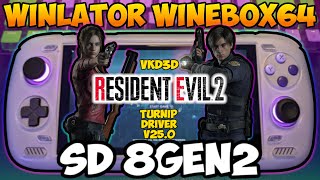 WINLATOR - Resident Evil 2 | SD 8 Gen 2 | AYN Odin 2 PRO | WINLATOR 9.1.1 WineBox64 |