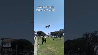 British Airways Boeing 777-336Er. London Los Angeles . 9 Hour 59 Minute Flight.