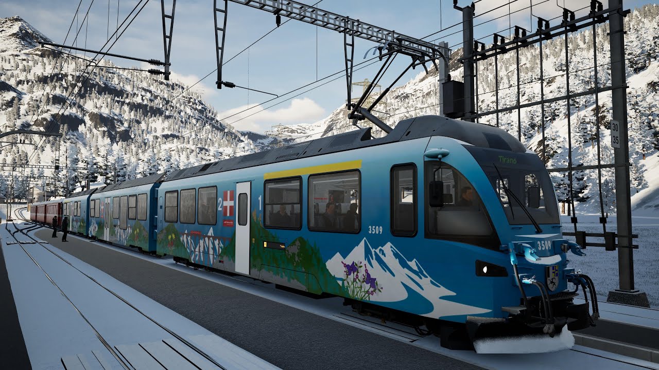 Live Stream | TSW6 Allegra 8/12 RhB | Berninalinie  | Lets Play