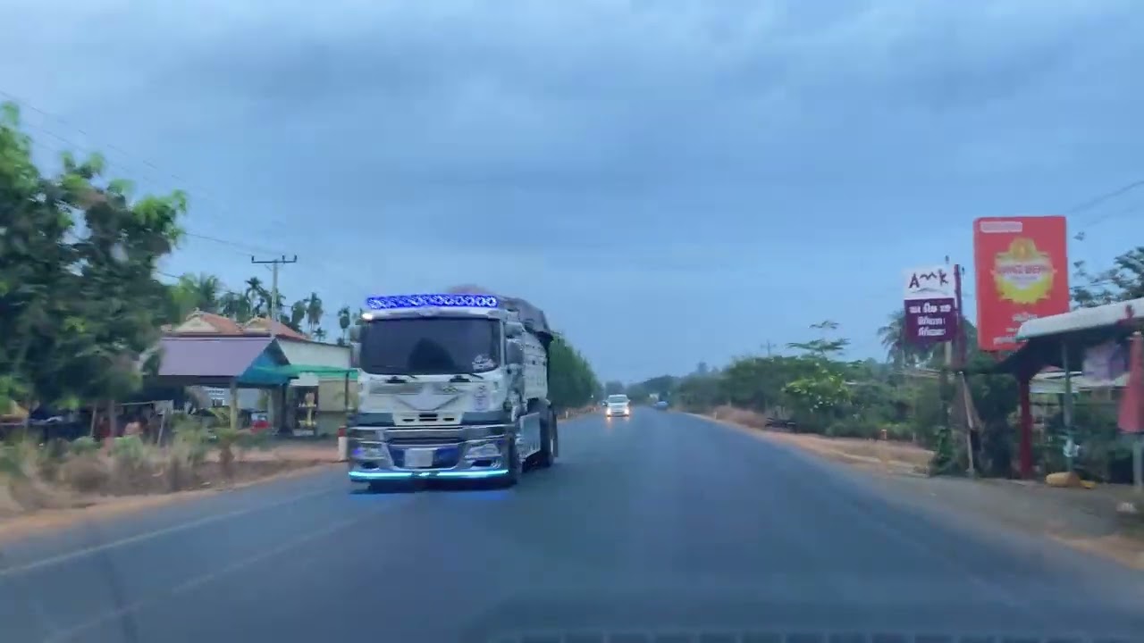 Beautiful scenery on Road 71 C, the land of Krootchar District