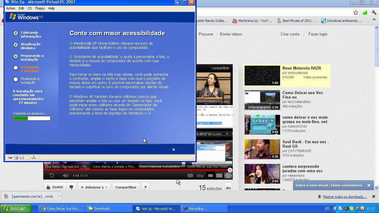 como instalar windows xp - YouTube