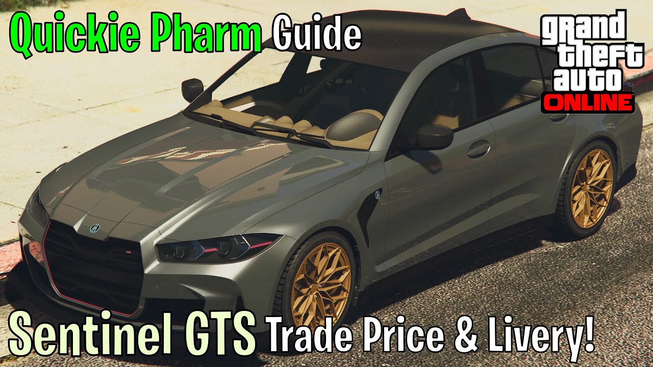 How to Unlock the Sentinel GTS Trade Price and a SECRET Livery -  QuickiePharm Guide - GTA Online