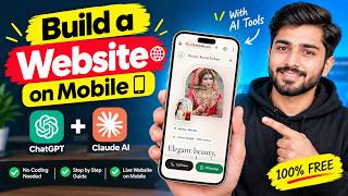 Build a Website on Mobile | Using ChatGPT + Claude AI