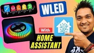 How To Control LED Strip In Home Assistant Using WLED  | WS2812B LED | ESP32 & D1 Mini