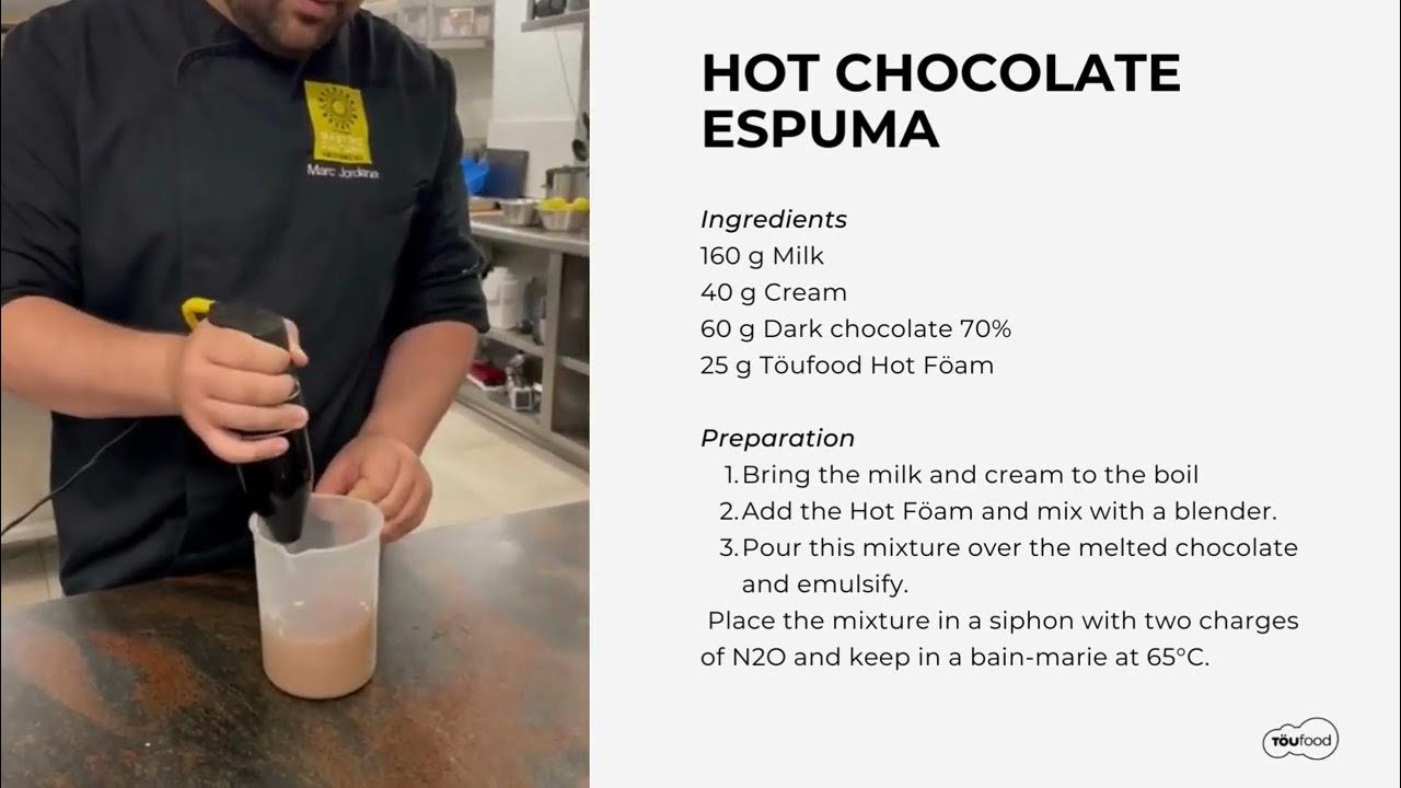 HOT FÖAM HOT CHOCOLATE ESPUMA RECIPE YouTube