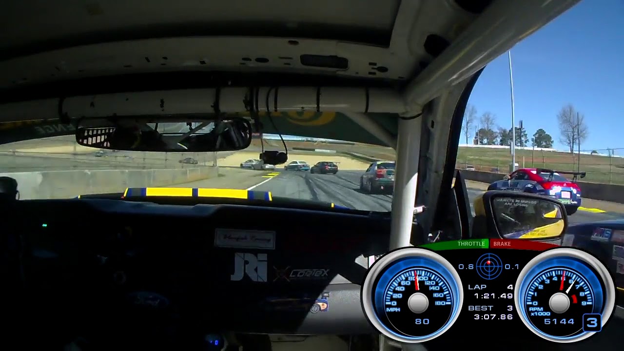 Nelson Canache Passing 26 Cars in Two Laps at AER RA 2018 Boss 302R Dori