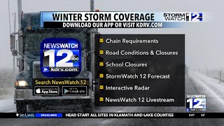 Download the KDRV NewsWatch 12 app for the latest winter storm coverage!