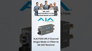 AJA FiDO-2R 2-Channel Single Mode LC Fiber to 3G-SDI Receiver