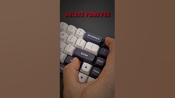 Delete forever!! | #keyboard #asmr #computerhardware #computerkeyboard