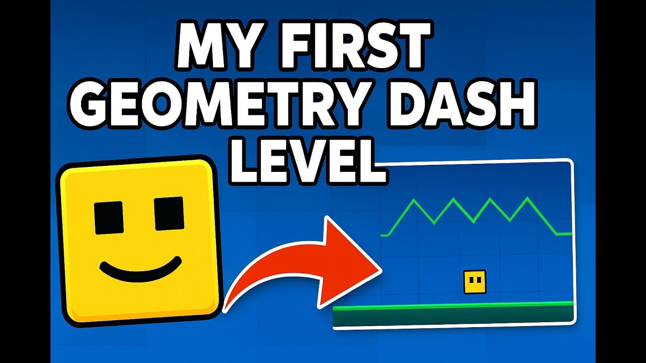 My First Ever Geometry Dash Level (Be Gentle 😅) - YouTube