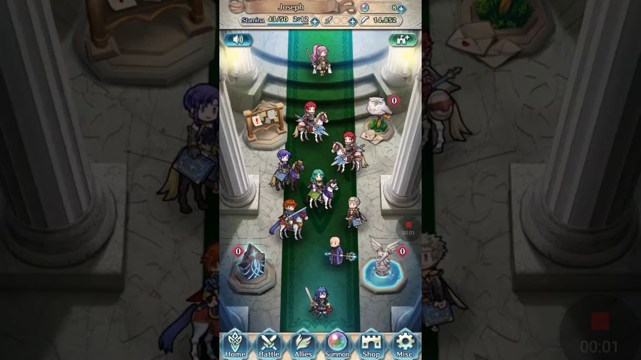 Fire Emblem Heroes: Ursula and Eliwood