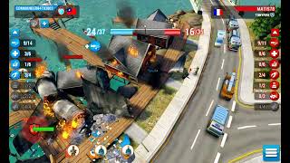 Emergency HQ, Hero Level 321, 1 vs 1 Mission, Emergency landing at the fishing port screenshot 3