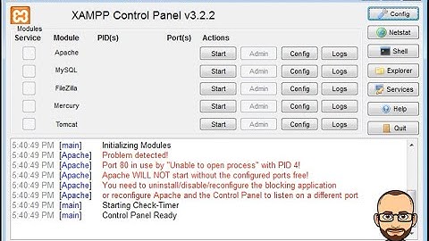 حل مشكلة بورت 80 المستخدم - [Solved] XAMPP Port 80 in use
