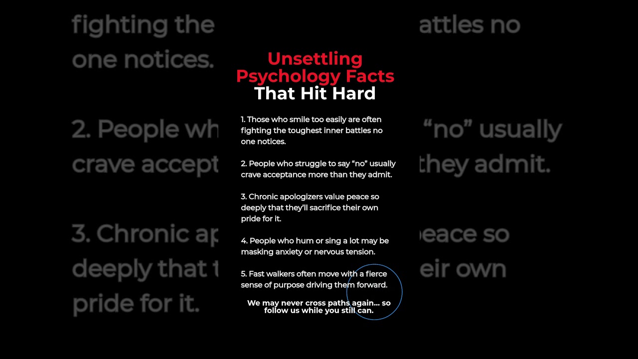 Unsettling Psychology Facts That Hit Hard 