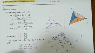 FEA | Short note on Shape function.