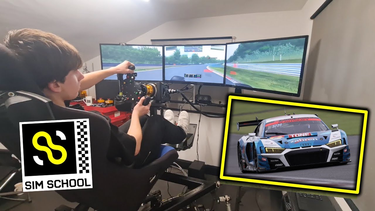 6DOF Motion Simulator VS Audi R8 Race car - YouTube