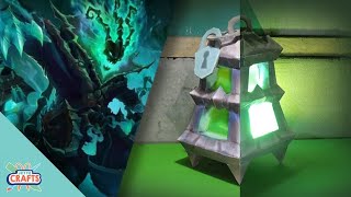 Thresh Lantern DIY (Cardboard and plastic) | How to make Thresh lantern from Cardboard and plastic