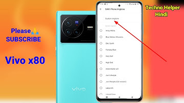 How to change ringtone Vivo x80 /Vivo x80 me ringtone lagaye/vivo ringtone setting
