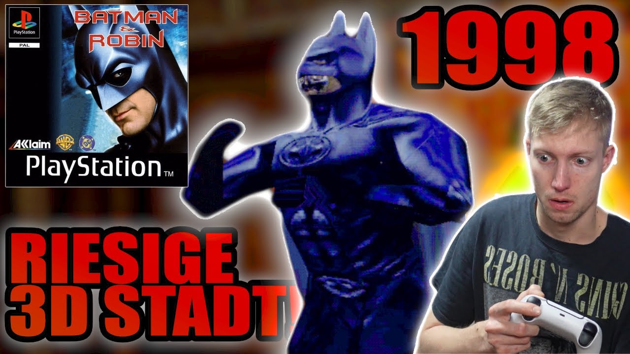 Batman & Robin 🦇 (PS1) Gameplay Angezockt (1998) YouTube