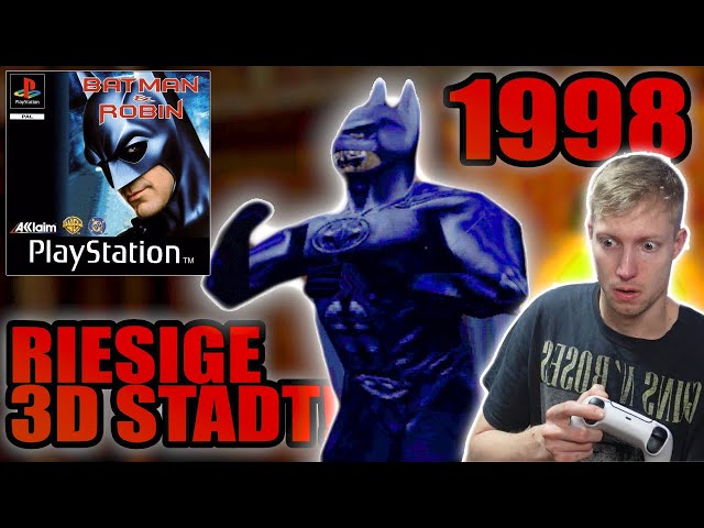 Jeu Batman & Robin Sur Sony PlayStation 1 (PS1) – PAL, Complet, Boîte, Bon état