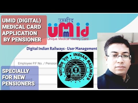 ONLINE RAILWAY PENSIONERS UMID ( DIGITAL MEDICAL CARD ) APPLICATION THROUGH SMARTPHONE.