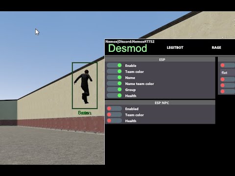 Garrys Mod - Mod Menu! DARKRP,TTT [Lua Loader ,Aimbot, Esp, Rage, Legit]