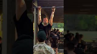 Green Berets and Army Rangers evaluate SOCOM Athlete students on pull-ups #SpecialForces #Shorts