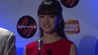 モー娘。飯窪春菜が司会アシスタントに！ぐんまちゃんなどご当地キャラも登場！「第20回記念AMDアワード」1　#Haruna Iikubo　#Japanese Idol