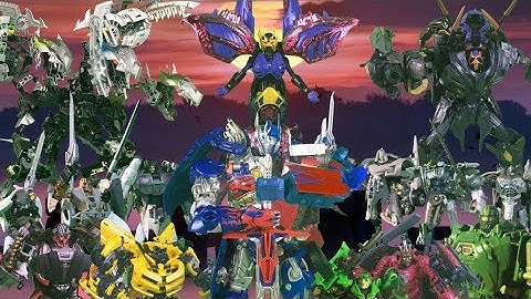 Transformers The Last Knight Stop Motion Part 2 | Optimus and Bumblebee VS Quintessa |