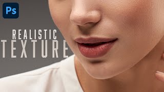 EASIEST Way To Add REALISTIC SKIN TEXTURE in Photoshop  Action