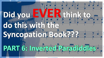 Syncopation Interpretation with Inverted Paradiddles