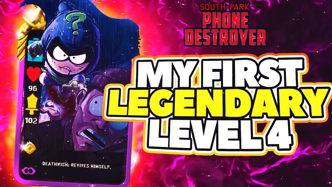 FIRST LEVEL 4 LEGENDARY! LVL 4 MYSTERION | South Park: Phone Destroyer