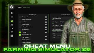 **Updated** Farming Simulator 25 - Cheat Menu | Best Cheat For FSimulator25 | Many Functions | FREE