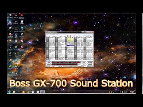 Boss GX-700 Guitar Processor Bank/Patch Editor