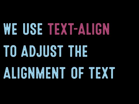 Coding for Beginners: How to align your text with CSS (text-align)